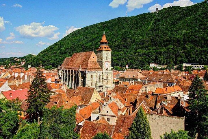 Departure Transfer: Brasov to Bucharest Airport OTP by Luxury Van