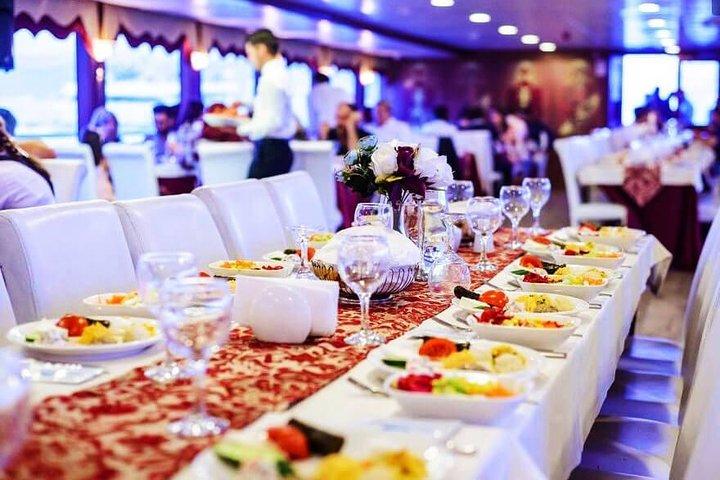 Bosphorus Dinner Cruise with Turkish Night Show Non-Alcoholic