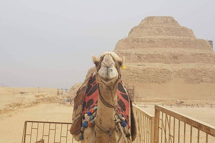 8-Hour Private Giza Pyramids ,Sphinx ,Sakkara and Memphis ,Camel Ride and Lunch