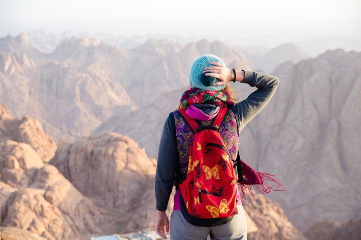 Sunrise at Mt.Sinai and St.Catherine monastery.