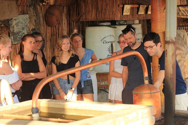 Guided tour of an ancestral Mezcal distillery with transport