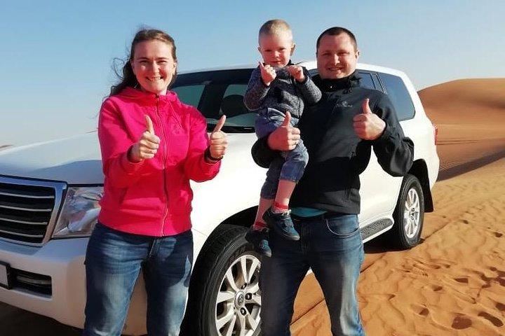 Abu Dhabi morning desert safari - Private car