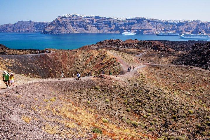 Santorini Caldera Morning Cruise With King Thiras Boat