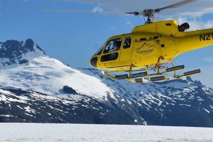Helicopter to a Dogsledding Experience with a Glacier Landing