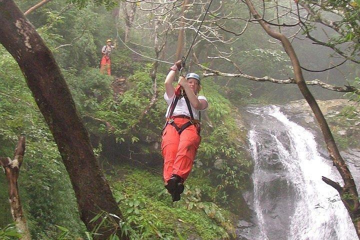 Ultimate Shore Excursion: Zipline Over 11 Waterfalls (Caldera)
