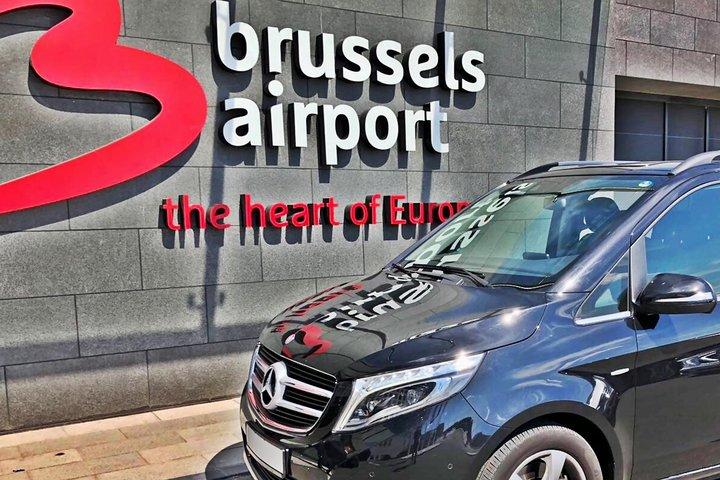 Private transfer from BRU Airport - Brussels GO BACK MB V-CLASS 7 PAX