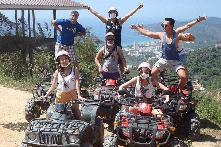 Zipline 18 Platforms and ATV Adventure Tour From Phuket