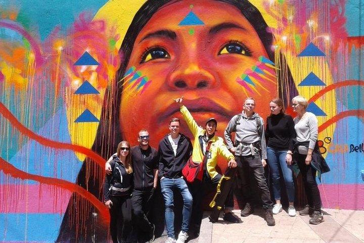 Graffiti Tour in La Candelaria Bogotá with Transportation