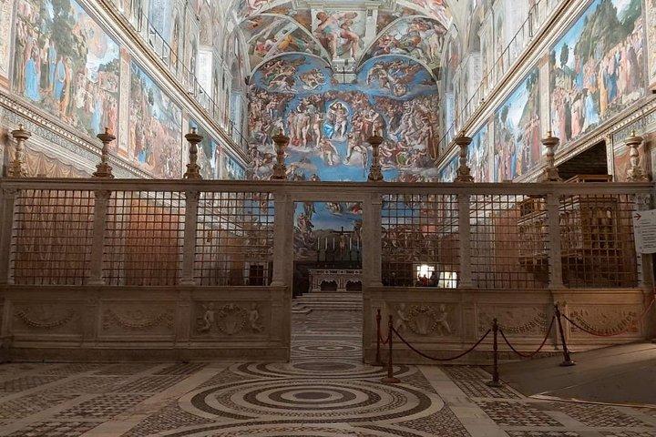 Sistine Chapel @ its best! First time slot Vatican Museums access