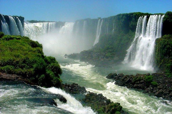 from Puerto Iguazu: Brazilian Falls Bird Park and Itaipu Dam
