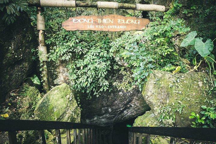 From Dong Hoi: Paradise Cave and Zipline Dark cave full day tour