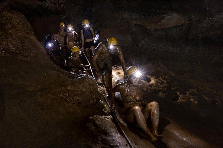 From Dong Hoi: Paradise Cave and Zipline Dark cave full day tour