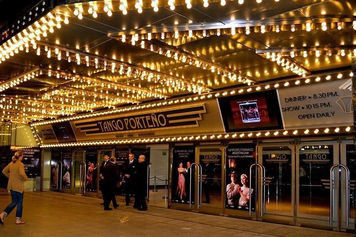 Tango Porteño Show with Private Transfers and optional Dinner