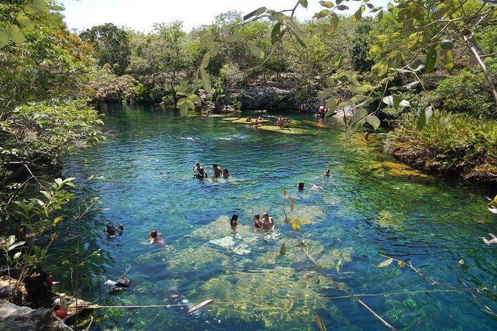 Full day tour to BACALAR, Beach Club, Kayak and an amazing Cenote