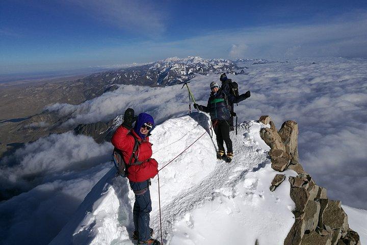 HUAYNA POTOSI 6.088 m.(the most popular mountain in Bolivia)