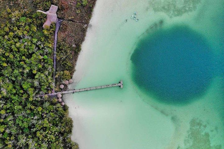 Explore Cenotes in Tulum Kaan Luum Lagoon from Cancun
