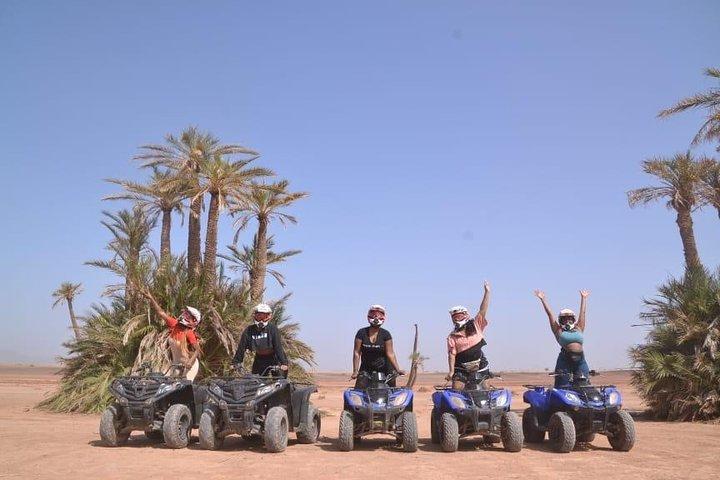 Enjoy a thrilling camel ride through the Palm Grove of Marrakech