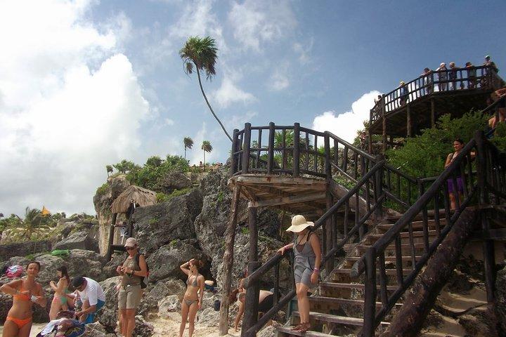 4 PLACES 1 DAY: Coba and Tulum Ruins, Cenote and Playa del Carmen