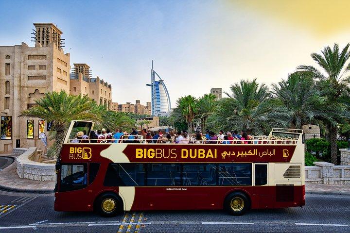 Dubai: Big Bus Panoramic Night Tour by Open-top Bus