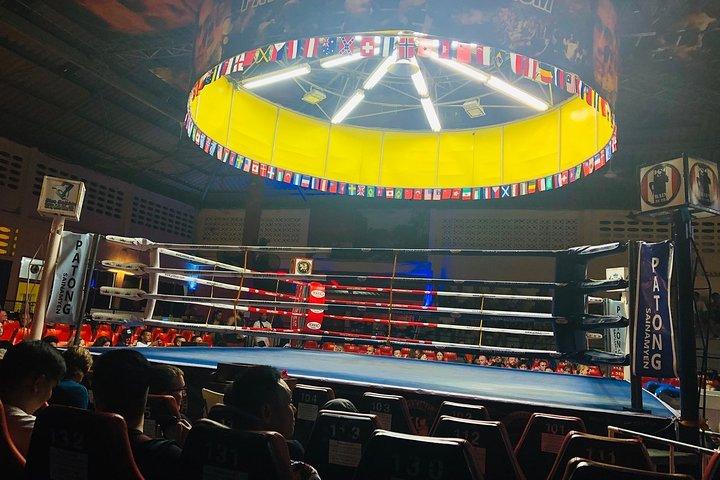 Muay Thai Boxing Match Action – Patong Stadium