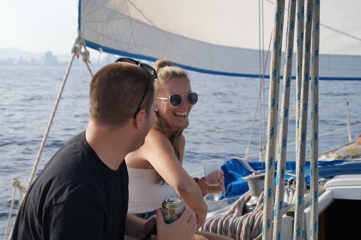 Authentic Barcelona Sailing Tour with Swim & Drinks