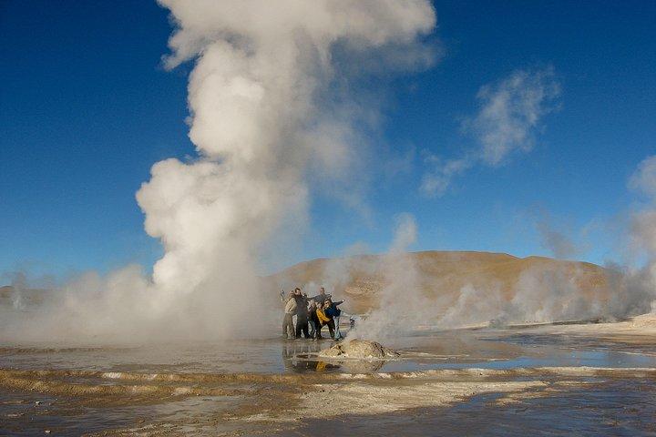 Small-Group Tour to Tatio Geysers Machuca Village & Rio Putana wetlands