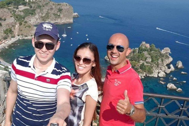 Private Tour Alcantara Gorges, Taormina and Messina. Departure Messina