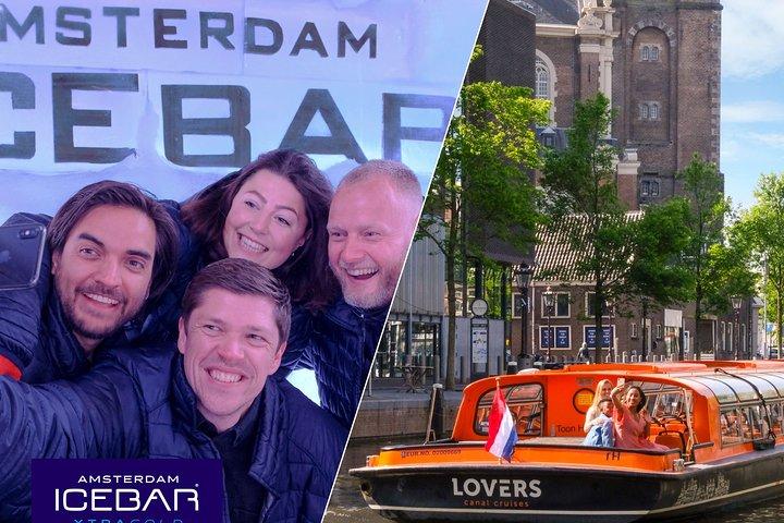 Combo Ticket: Xtracold Icebar Amsterdam and 1-Hour Canal Cruise