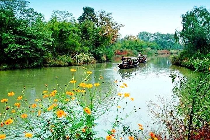 Hanghzhou Xixi Wetland Half Day Tour with E-Boat Ride