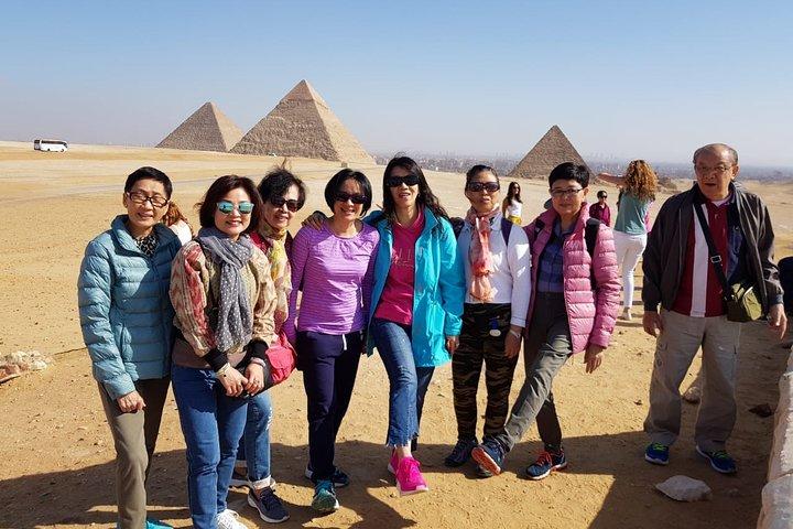 3-Day Private Cairo Stopover Tour: Pyramids, Sphinx, Tutankhamen Treasures and Ben Ezra Synagogue
