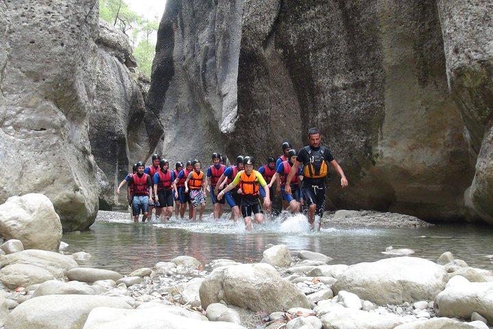 Canyoning and Rafting Adventure incl. Lunch from Belek