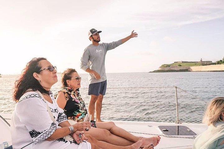 San Juan Catamaran Sunset Sail with Drinks Included