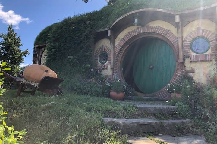 From Auckland: Hobbiton Movie set & Waitomo Caves Guided Tours