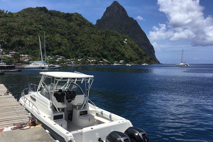 Private Northern Boat Tour- Castries To Rodney Bay or Rodney Bay to Marigot Bay