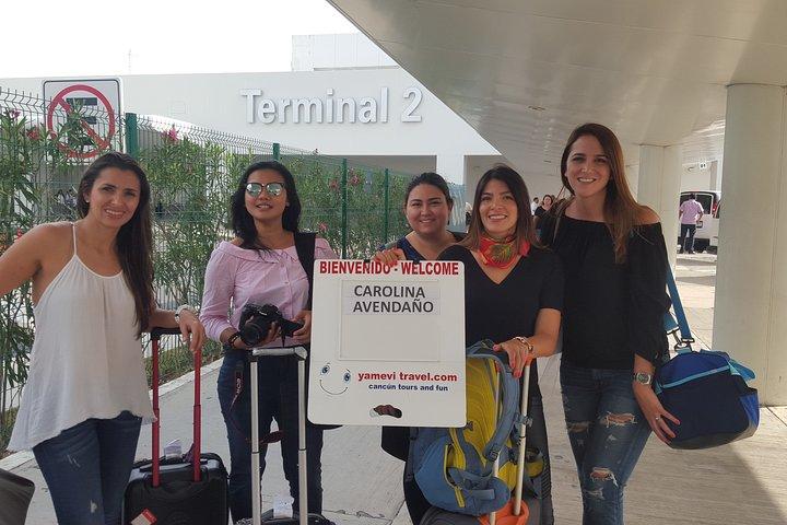 Private transfer to Cancun Airport from hotels in Cancun Area