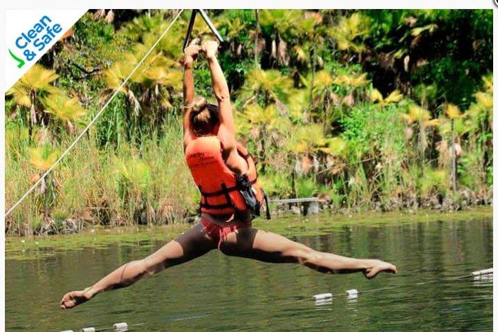 Cancun zip lines and Cenote