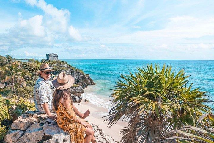 Tulum, Coba, Cenote and Playa del Carmen in Full-Day Tour from Cancun