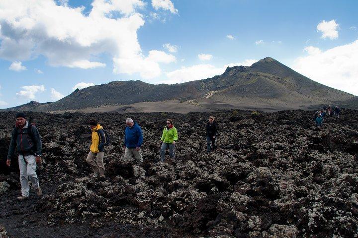 Guided hiking in the Natural Park of Los Volcanes.