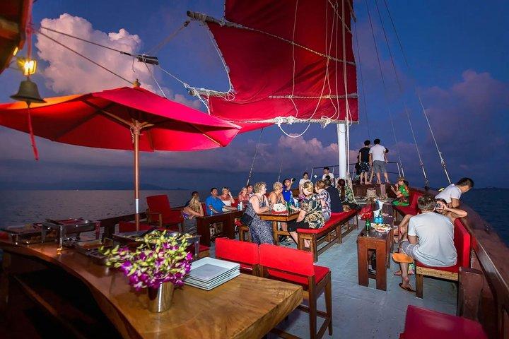 Koh Samui Romantic Sunset Cruise Tour By Red Baron Chinese Sailboat