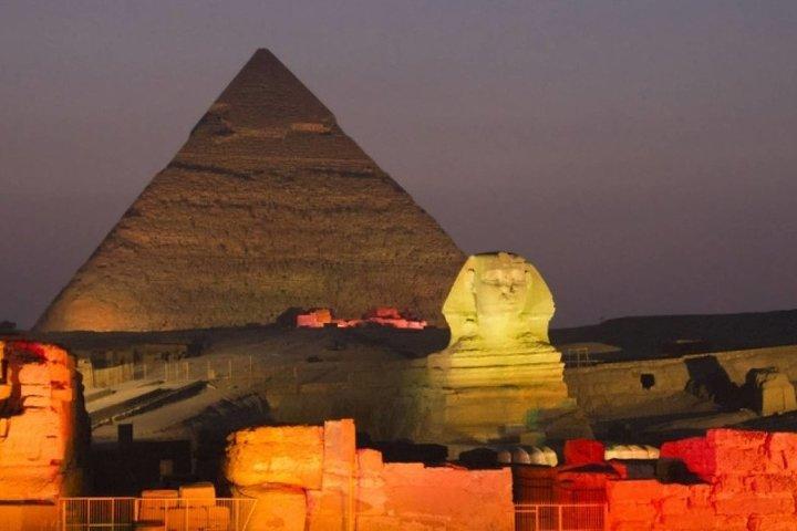 Felucca ride on the Nile River + Sound & Light Show at Giza Pyramids