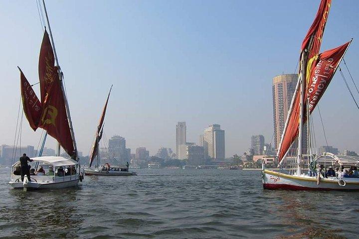 Felucca ride on the Nile River + Sound & Light Show at Giza Pyramids