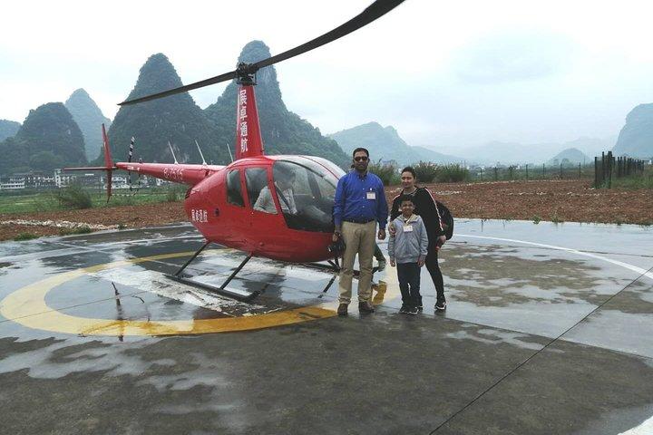 Yangshuo Helicopter Tour from Yangshuo hotel