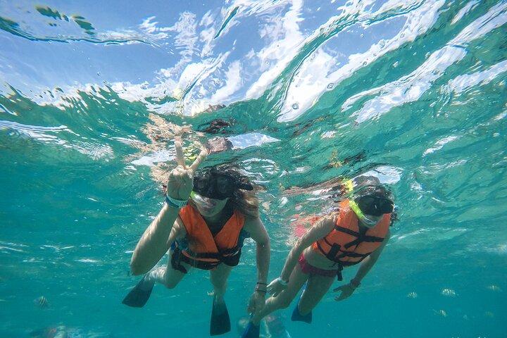Speedboat adventure in cancun waters