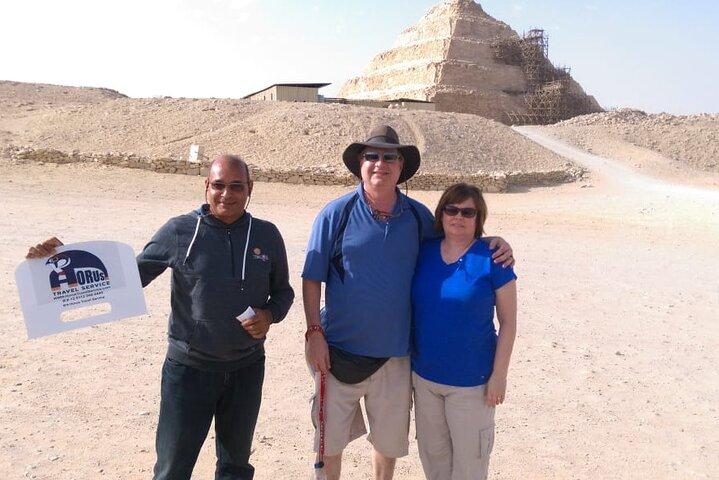 Private Day Tour to Giza Pyramids And Sakkara Step Pyramid