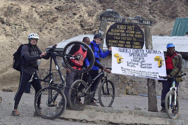 Top 6 Days Mt. Kilimanjaro Bike trek Tour by Marangu-Kilema Route