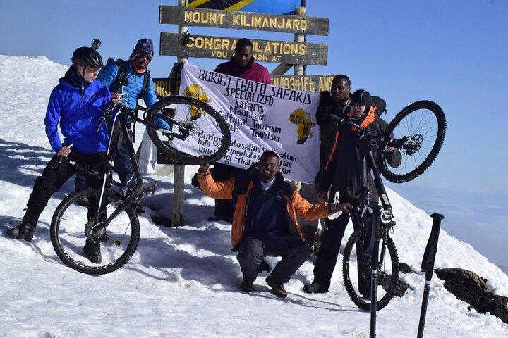Top 6 Days Mt. Kilimanjaro Bike trek Tour by Marangu-Kilema Route