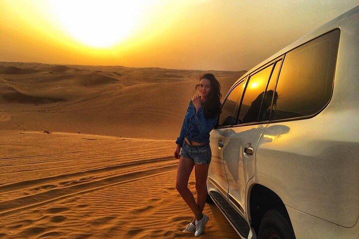 Red Dune 4x4 Desert Safari with Camel ride & BBQ Dinner