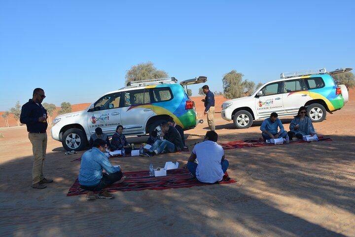 Private 4x4 Desert Drive, Wadi Shawaka Pool Visit with Lunch box