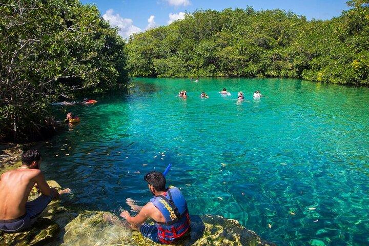Amazing Cenote Yalku, swim in sacred waters. Transport & Guide