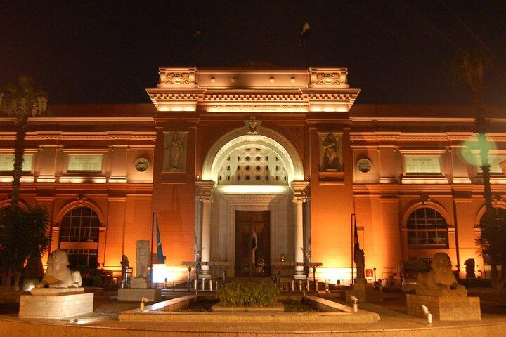The Egyptian Museum at El-Tahrir Square at Night